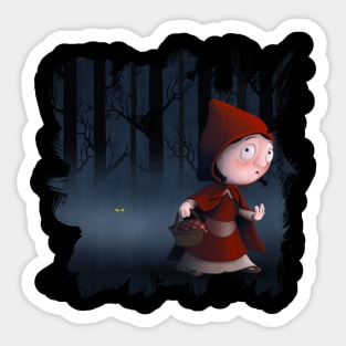 Little red riding hood Sticker